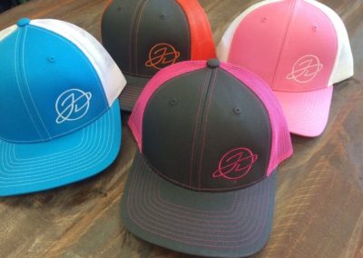 JD Hats logo embroidery