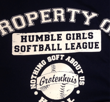 Humble Girls Softball League Custom T-Shirt