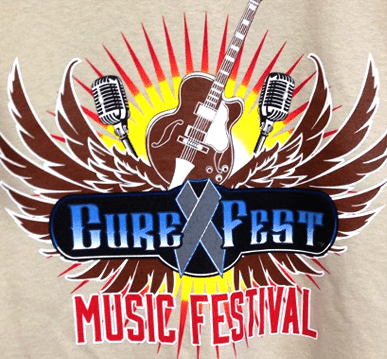 Cure Fest Music Festival Printed T-Shirt